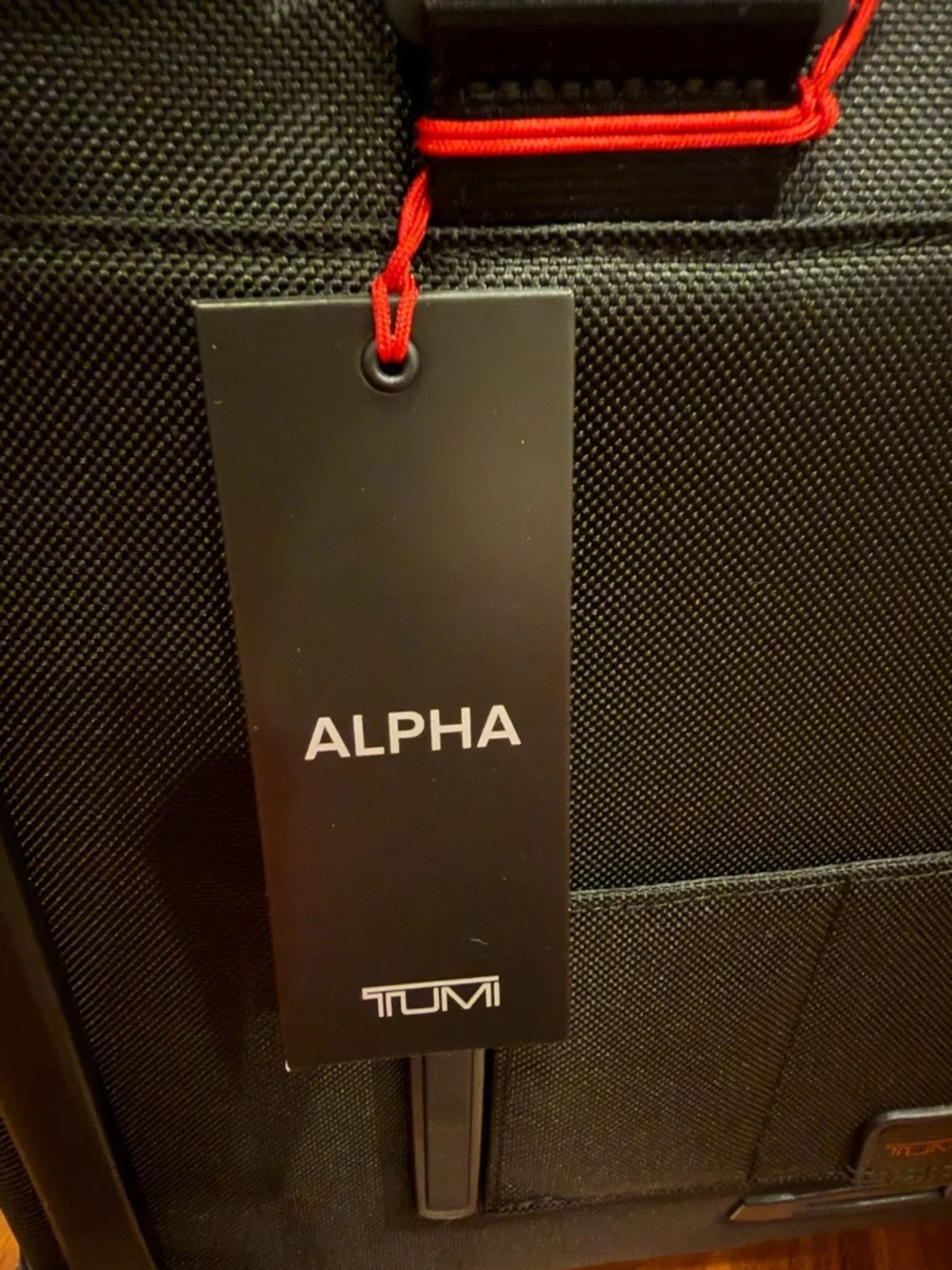 TUMI ALPHA Deluxe 4 Wheeled Laptop Case Brief